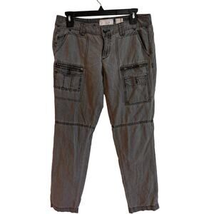 Anthropologie HEI HEI Gray Westport Casual Cargo Pants Size 28